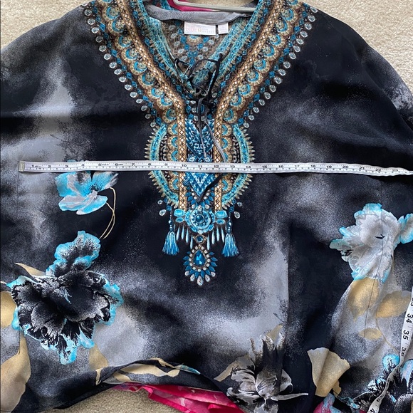 2 poncho type tops by Kim gravel Belle  small - Picture 7 of 7